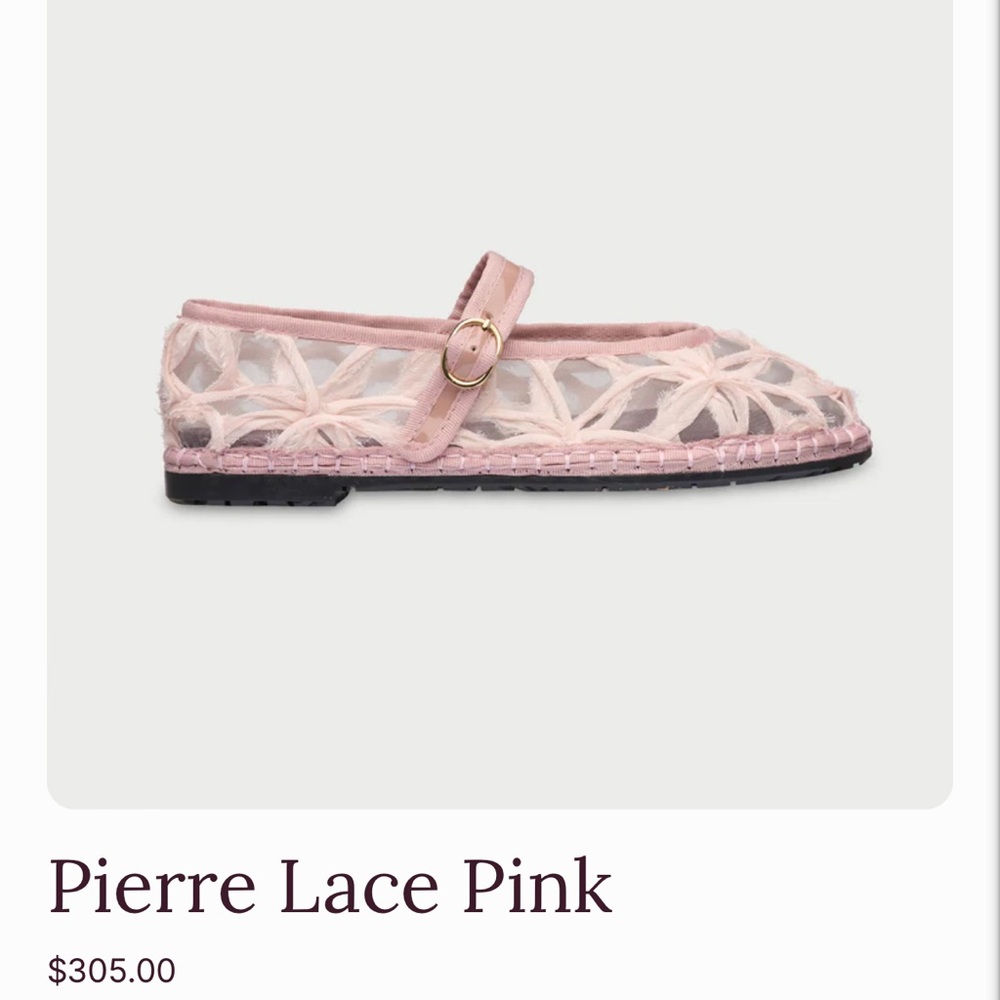 Flabelus Lace Pink Shoes